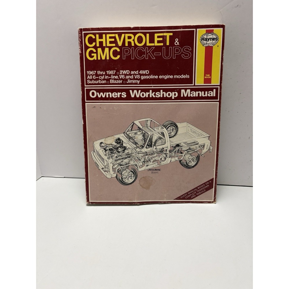 Haynes 24064 Repair Manual Chevrolet GMC Pick-Ups 1967 thru 1987 Suburban Blazer